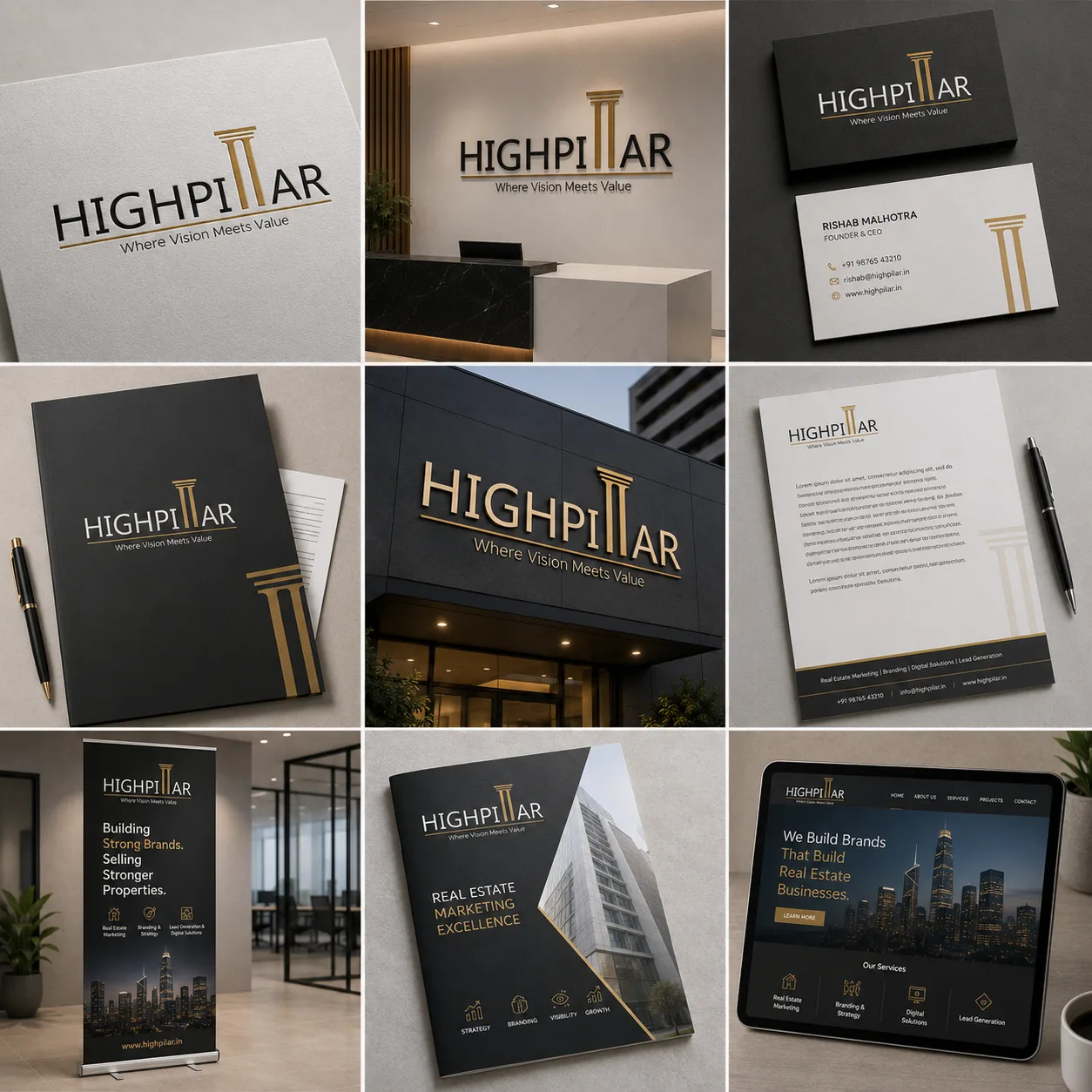 Highpillar - Logo Design Highpillar logo design by AVFX Sign